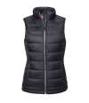 441F Russell Athletic Ladies Nano Padded Bodywarmer Black colour image